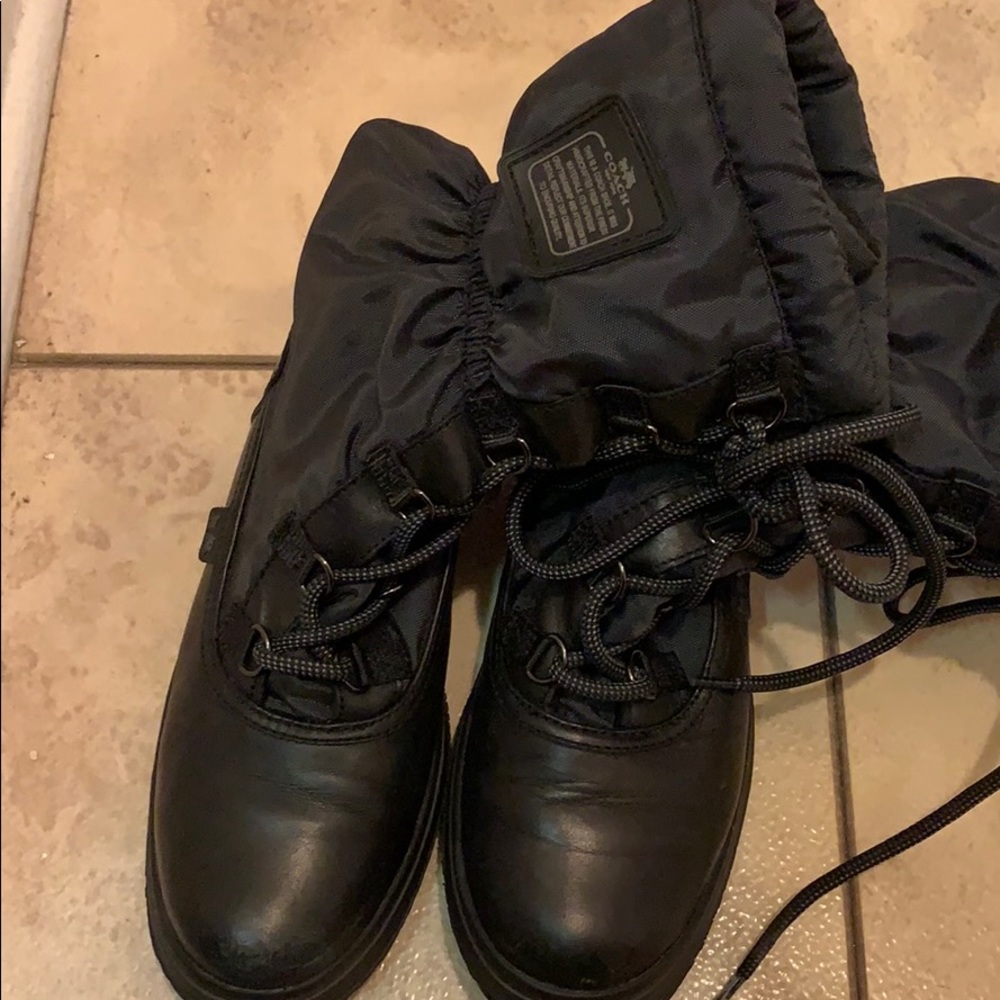 Coach winter boots.